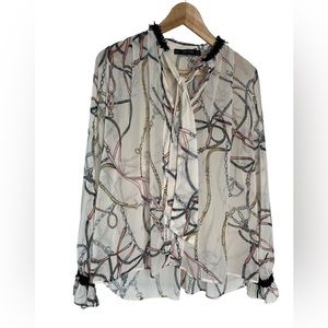 Zara Flowy Blouse - Size XS - Like New